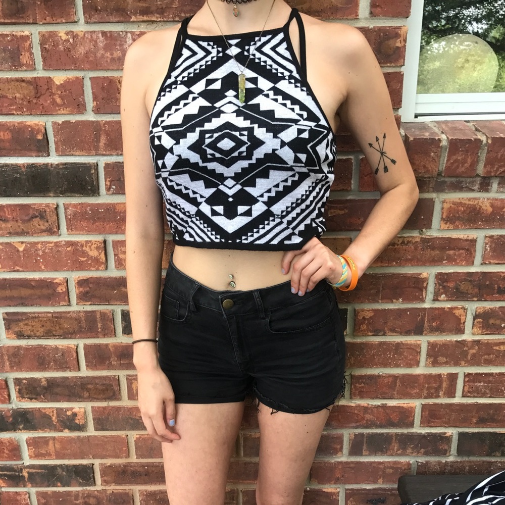 Halter style crop top